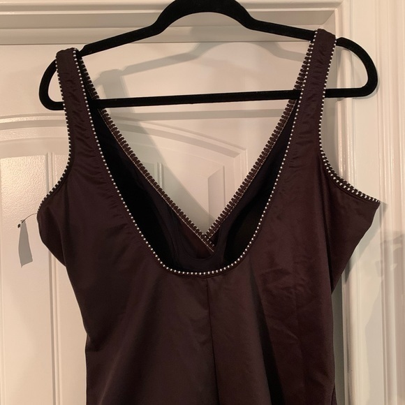 Miraclesuit swimsuit NWT chocolate brown - Picture 5 of 7